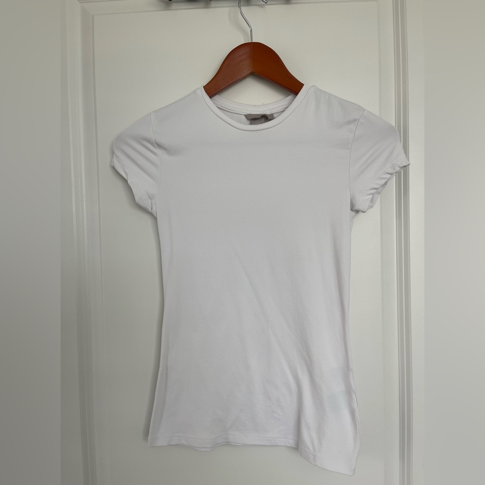 H&M White Short Sleeve Tee